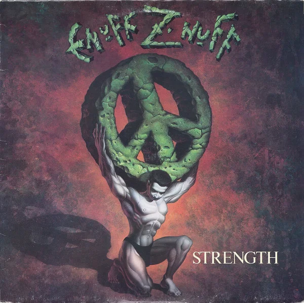 Cover artwork of Enuff Z'Nuff's 1991 album Strength, with illustration by Mark Ryden