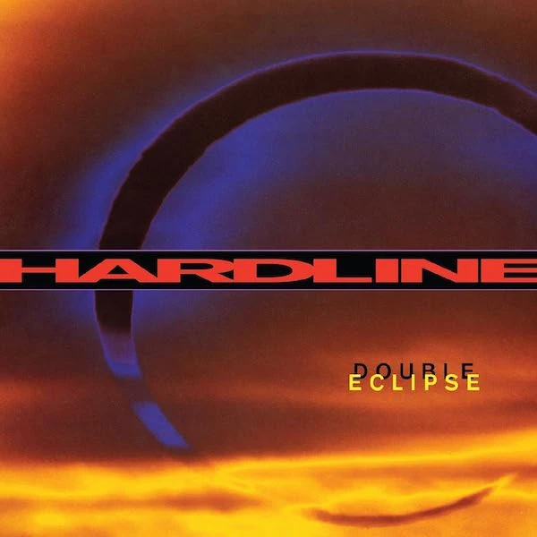 Cover artwork of Hardline's 1992 debut album Double Eclipse, depicting a solar eclipse against a dark sky